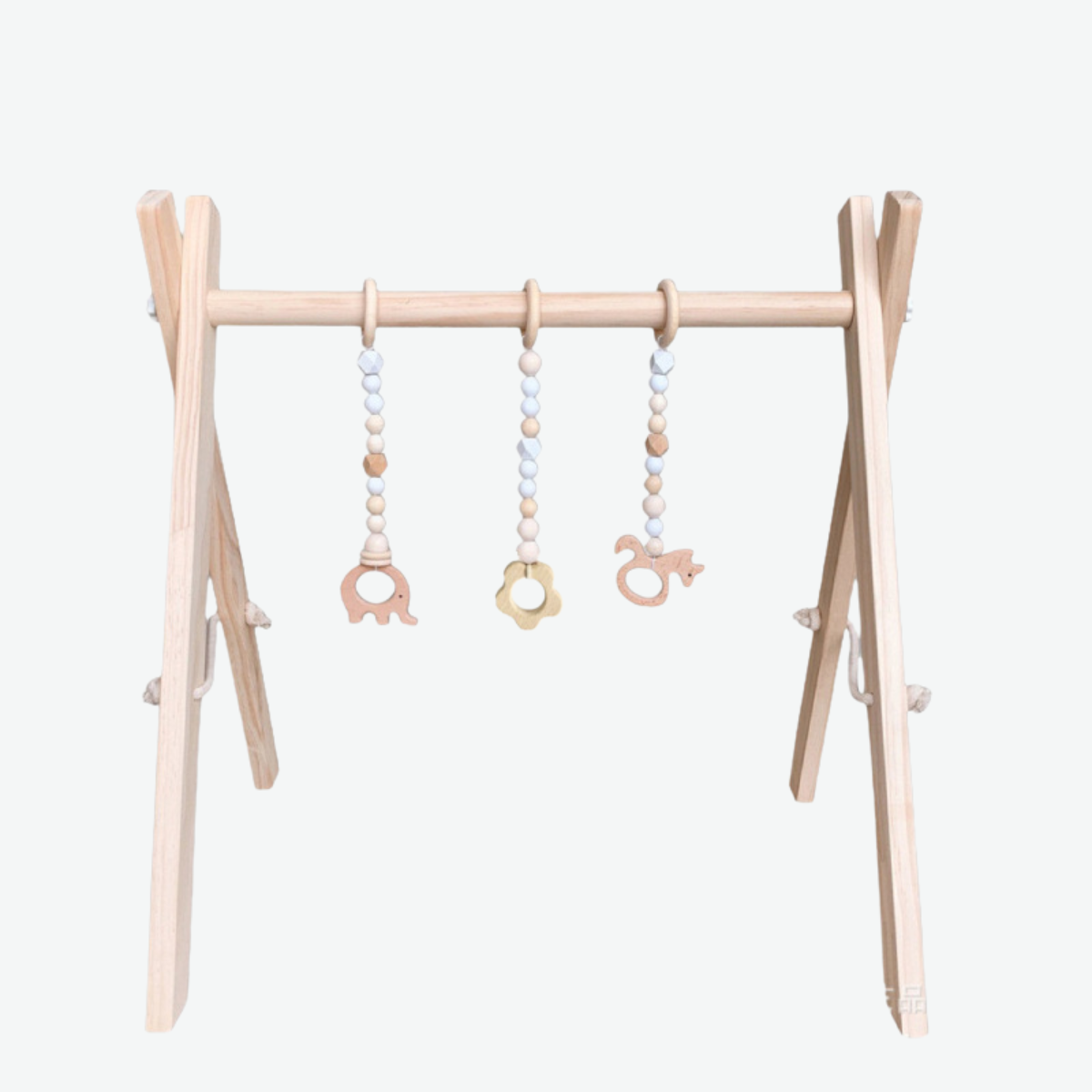 SmartPlay™ Wooden Baby Gym – Foldable, Stylish & Skill-Boosting