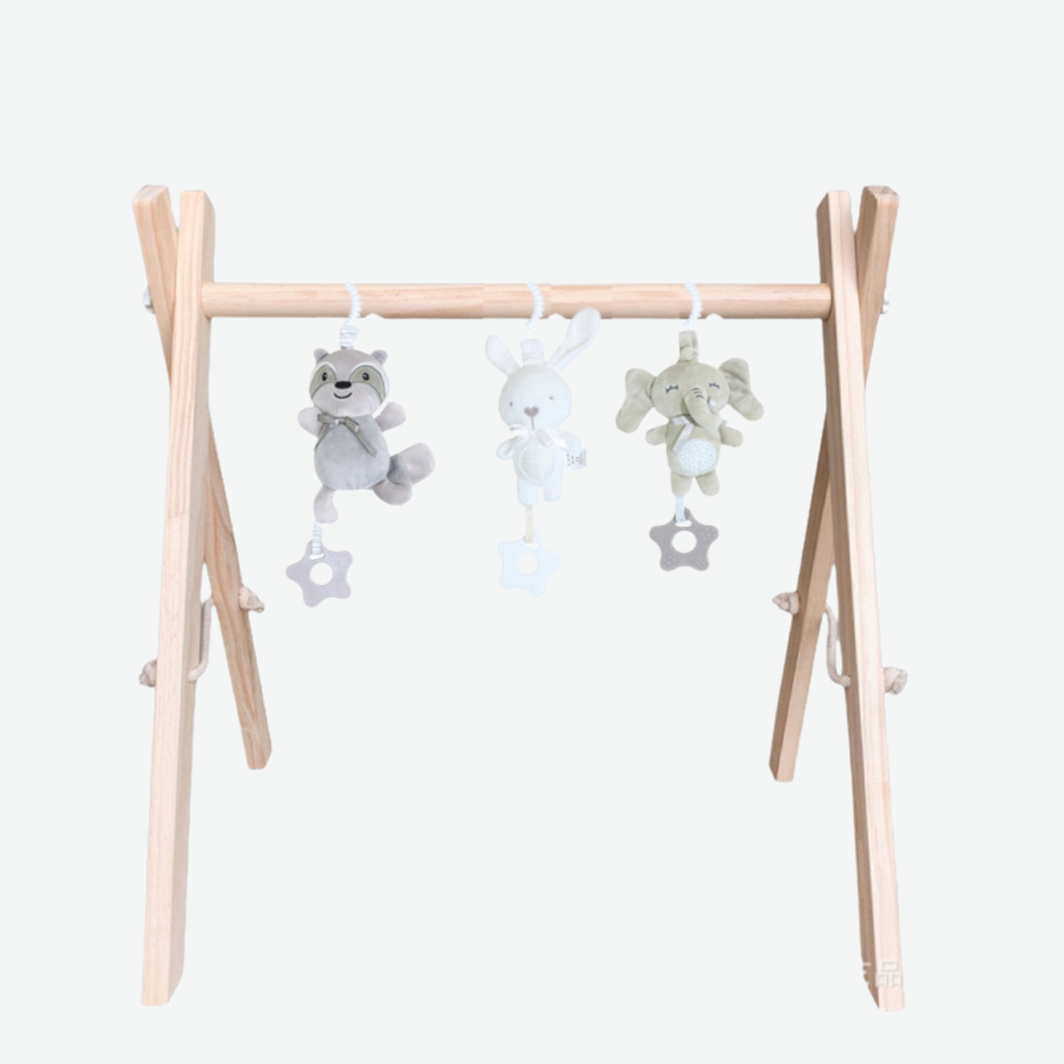 SmartPlay™ Wooden Baby Gym – Foldable, Stylish & Skill-Boosting