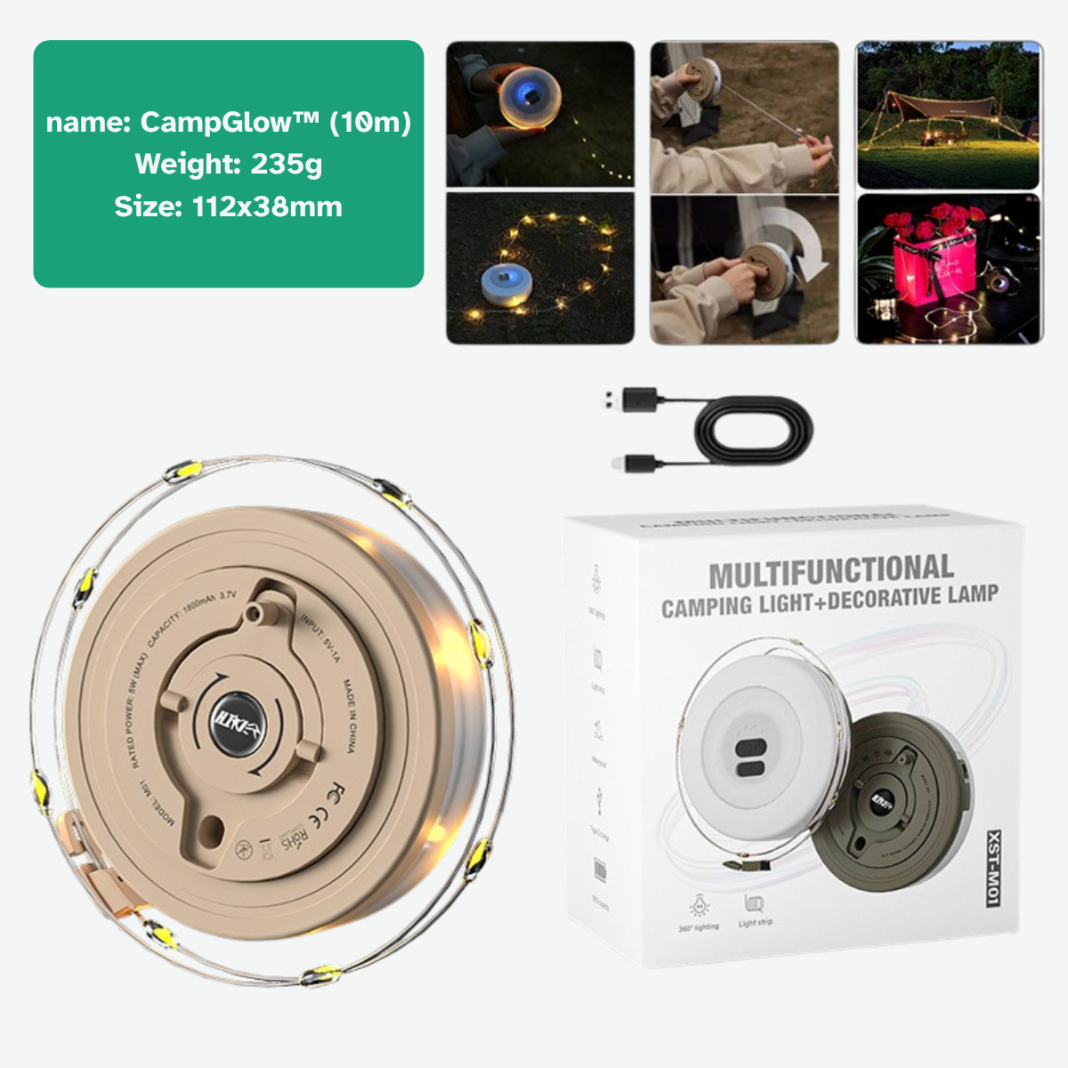 CampGlow™ – Instant Cozy Vibes, Anywhere You Go