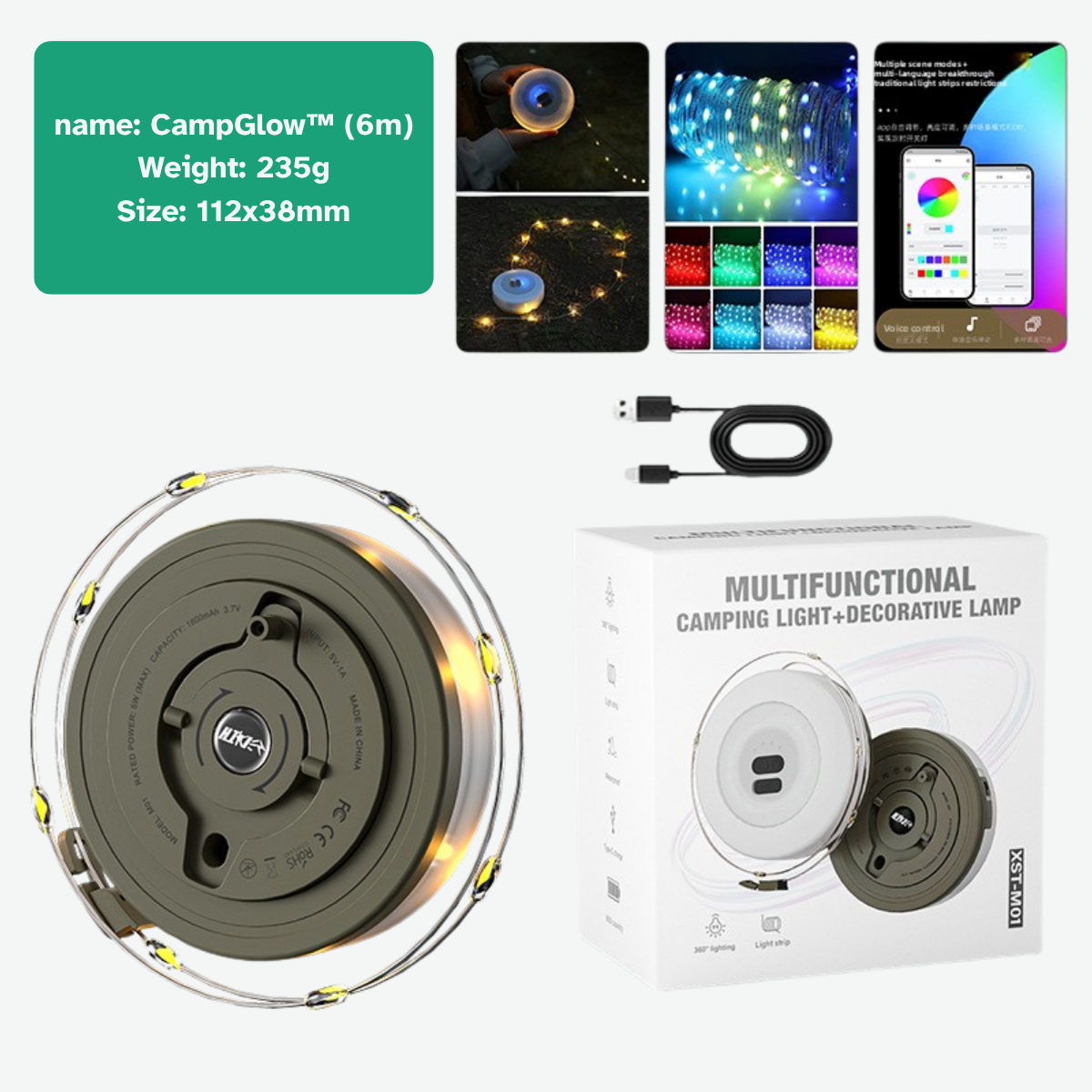 CampGlow™ – Instant Cozy Vibes, Anywhere You Go