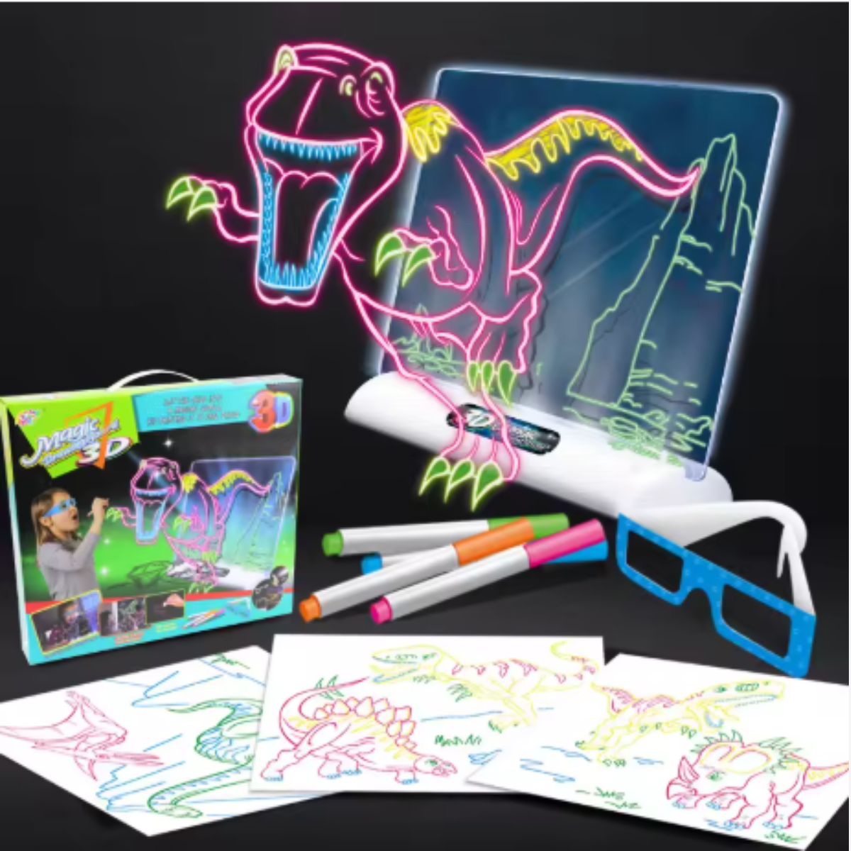 GlowSketch™ - Where your drawings come to life.