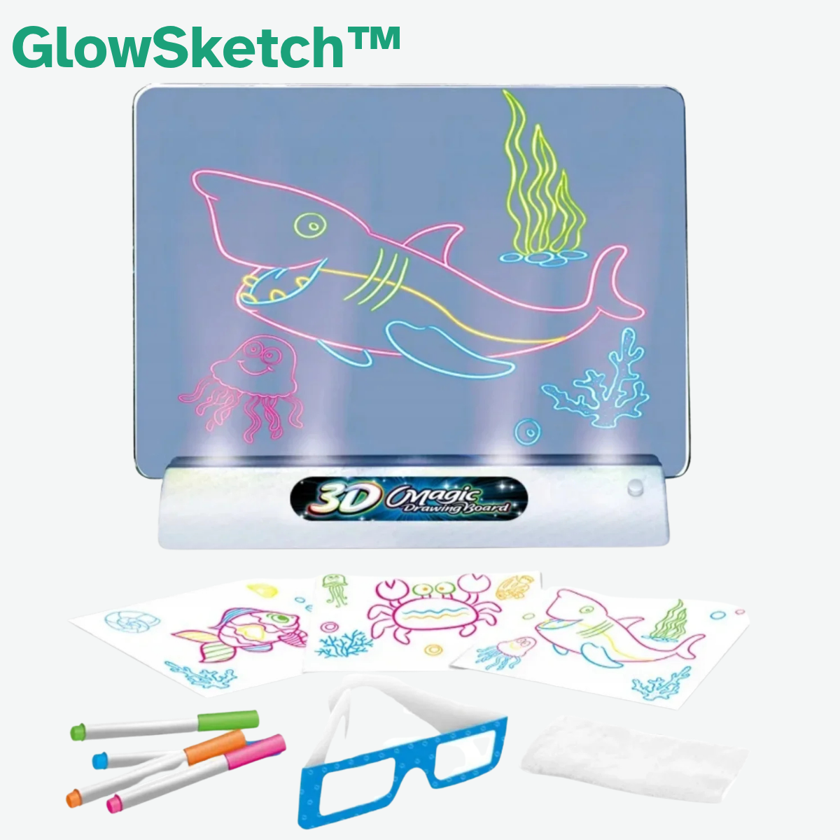 GlowSketch™ - Where your drawings come to life.