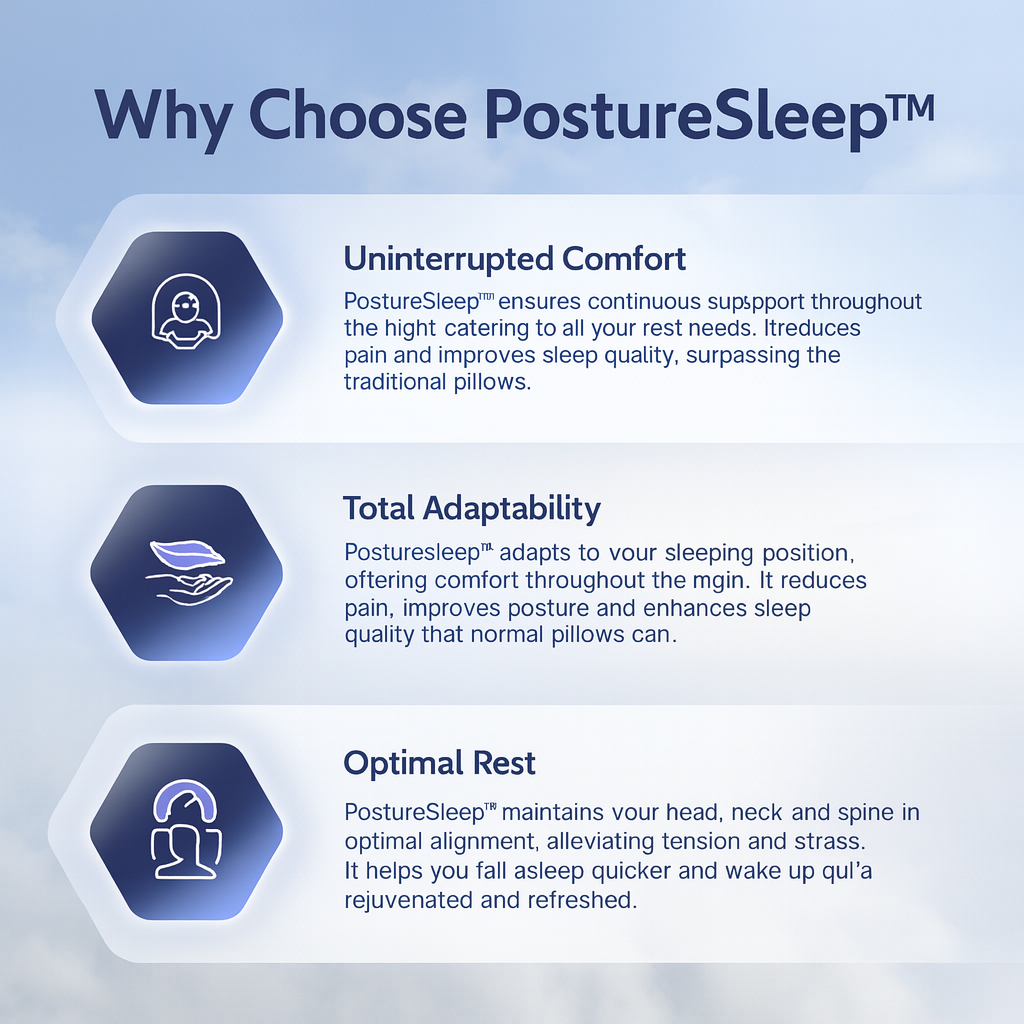 PostureSleep™ - Support your posture