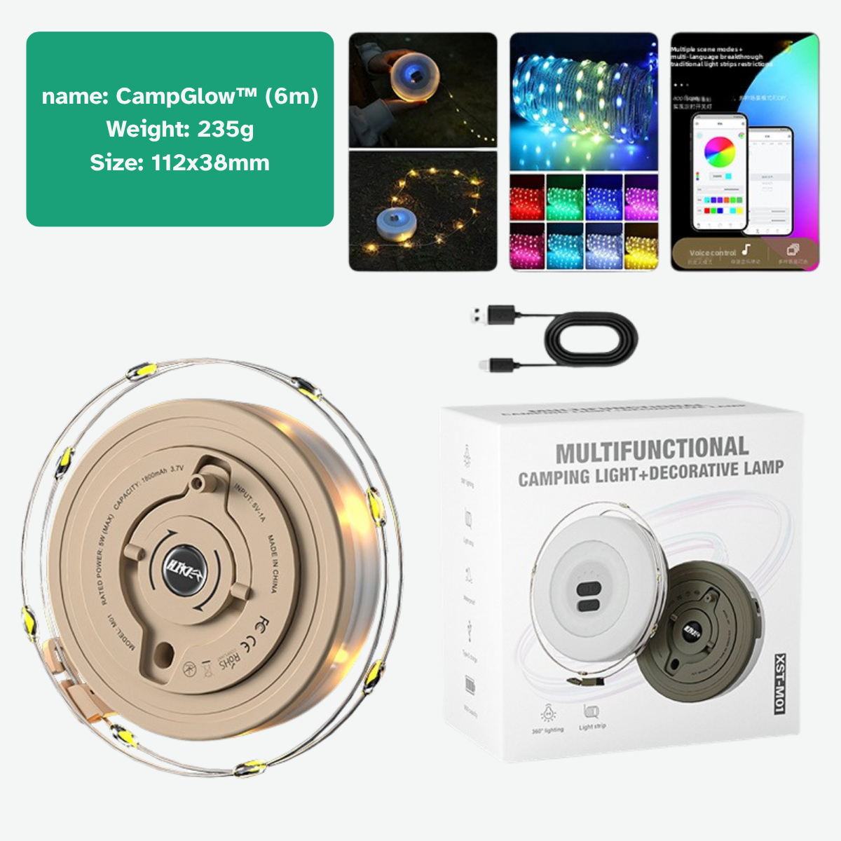 CampGlow™ – Instant Cozy Vibes, Anywhere You Go