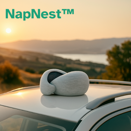 NapNest™ — Your travel cuddle buddy.