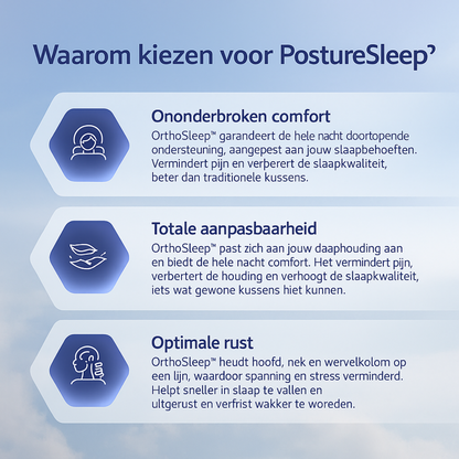 PostureSleep™ - Ondersteun uw houding
