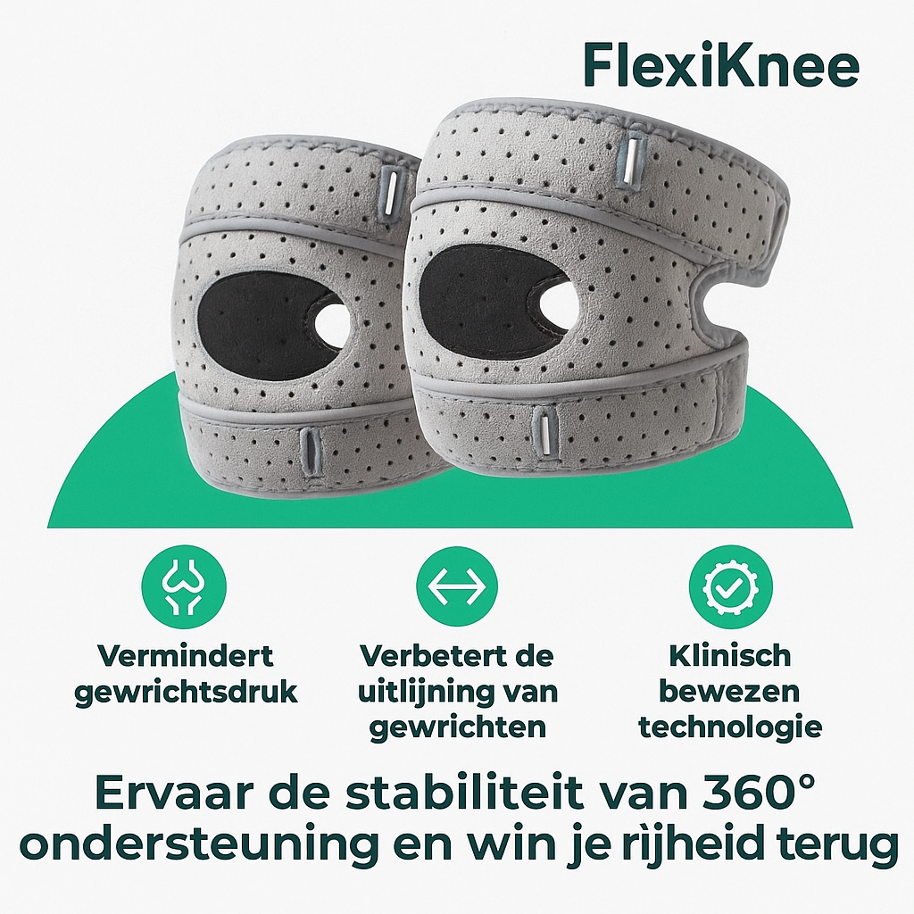 FlexiKnee™ -  Stabiliteit & comfort, elke stap