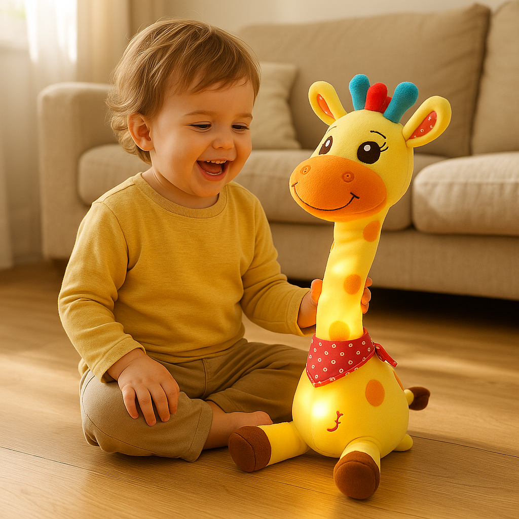 DiscoGiraf™ – Laat je kindje lachen, leren en dansen!