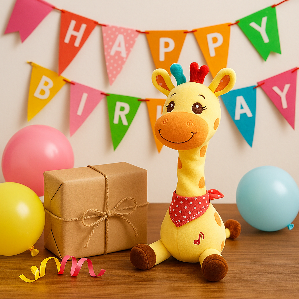 DiscoGiraf™ – Laat je kindje lachen, leren en dansen!